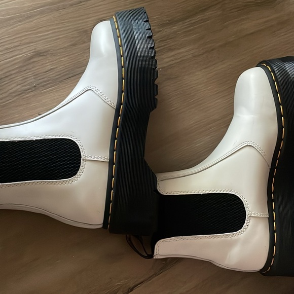 White Dr Marten 2976 Quad - Picture 5 of 8